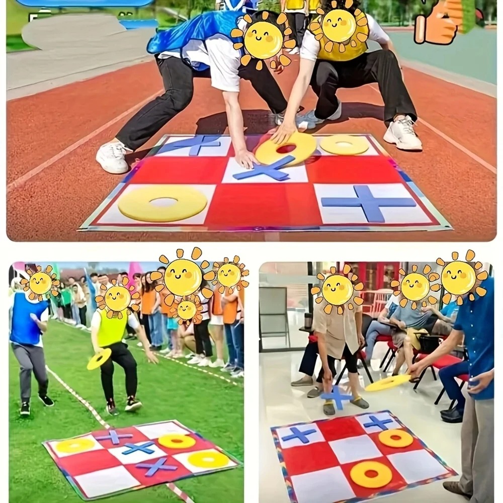 Party Games Group For Adults - เกมติ๊กโท้เช็คเกอร์ เกมส์สร้างสัมพันธ์ เกมส์กีฬาเพื่อการพักผ่อน เกมส์สร้างทีม สำหรับเด็กและผู้ใหญ่ เกมส์งานรื่นเริง