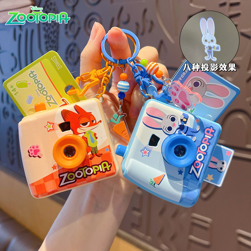 Party Games Kids - พวงกุญแจกล้องโพลารอยด์ซูโทเปียของแท้ ของเล่นเด็กสร้างสรรค์ พวงกุญแจกระเป๋าเป้ ของขวัญสำหรับเด็ก ของที่ระลึกงานวันเกิด