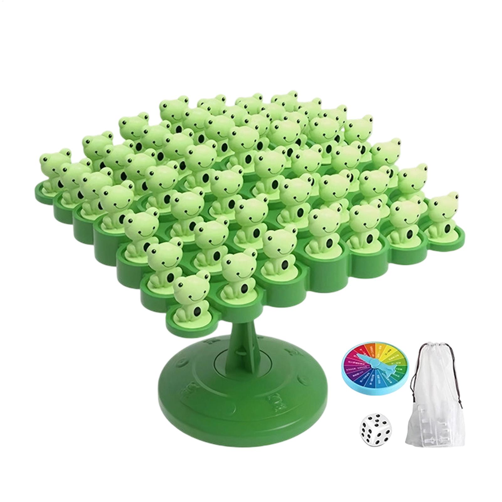 Party Games At Home - ของเล่นเสริมพัฒนาการเด็ก ต้นไม้กบแสนสนุก ของเล่นคณิตศาสตร์มอนเตสซอรี่ เกมกระดานทรงตัว เกมโต๊ะเสริมปฏิสัมพันธ์ระหว่างพ่อแม่ลูก ของเล่นเสริมทักษะการทรงตัว
