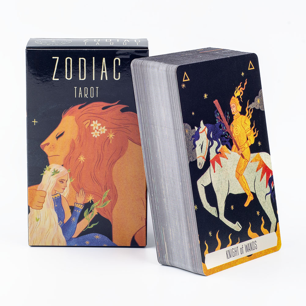Zodiac Party Games - 10.3*6 ซม.Zodiacไพ่ทาโรต์Fate Divination FortuneTellingการ์ดเกมParty Boardเกม