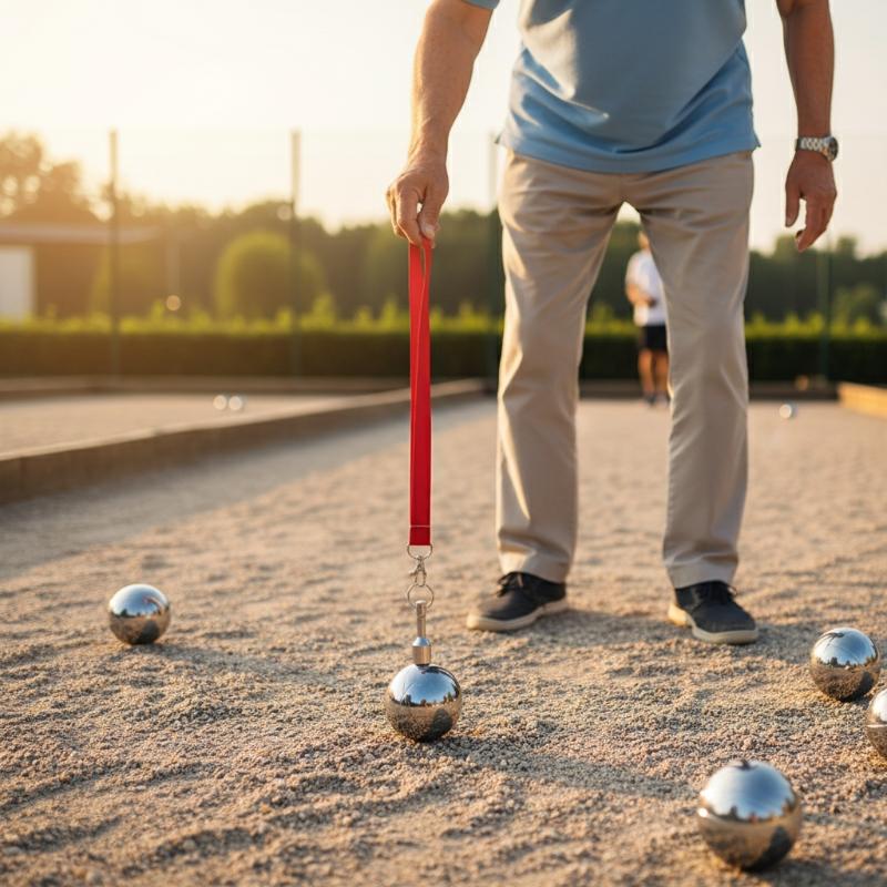 Bocce Ball Lawn - (BF06) ที่เก็บลูกบอลแม่เหล็กแบบพกพา อุปกรณ์เก็บลูกบอลโบเช่ สำหรับสนามหญ้า กิจกรรมกลางแจ้ง กีฬาที่บ้าน