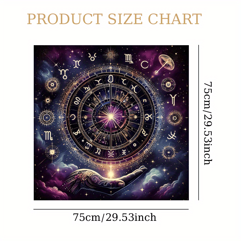 ผ้าปูโต๊ะทำนายดวงชะตาไพ่ทาโรต์ - Zodiac Party Games บทวิจารณ์และราคา