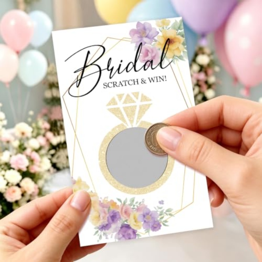 เกมขูดรางวัลงานเลี้ยงฉลองสมรส  - Party Games Bridal Shower บทวิจารณ์และราคา