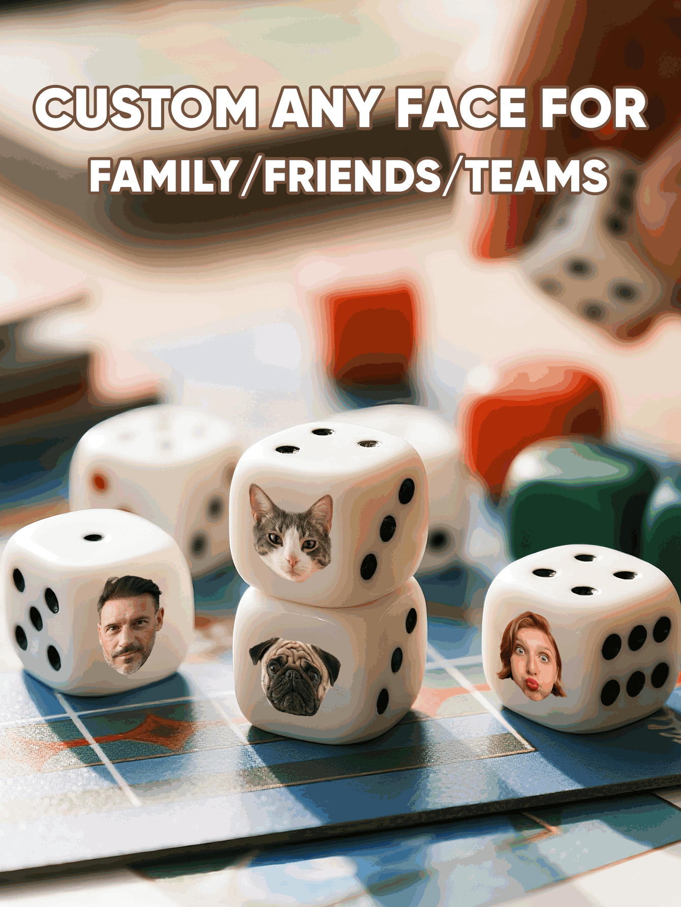 ลูกเต๋าหน้าตาน่ารัก ลูกเต๋าหน้ - Party Games Engagement บทวิจารณ์และราคา
