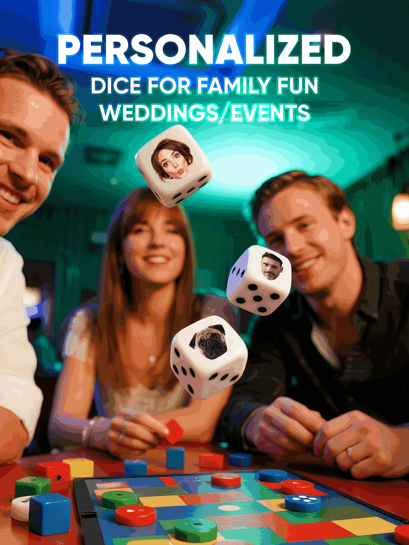 ลูกเต๋าหน้าตาน่ารัก ลูกเต๋าหน้ - Party Games Engagement บทวิจารณ์และราคา