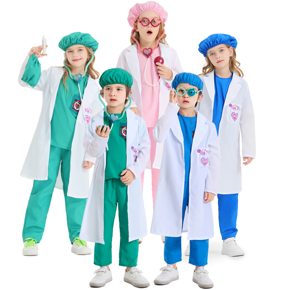 3สีU Nisexเด็กฮาโลวีนพยาบาลหมอ - Party Games Kids บทวิจารณ์และราคา