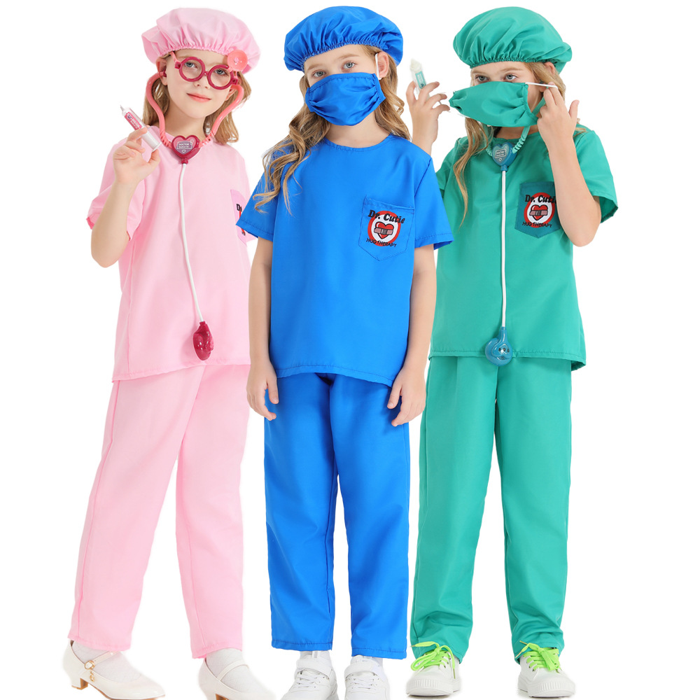 3สีU Nisexเด็กฮาโลวีนพยาบาลหมอ - Party Games Kids บทวิจารณ์และราคา