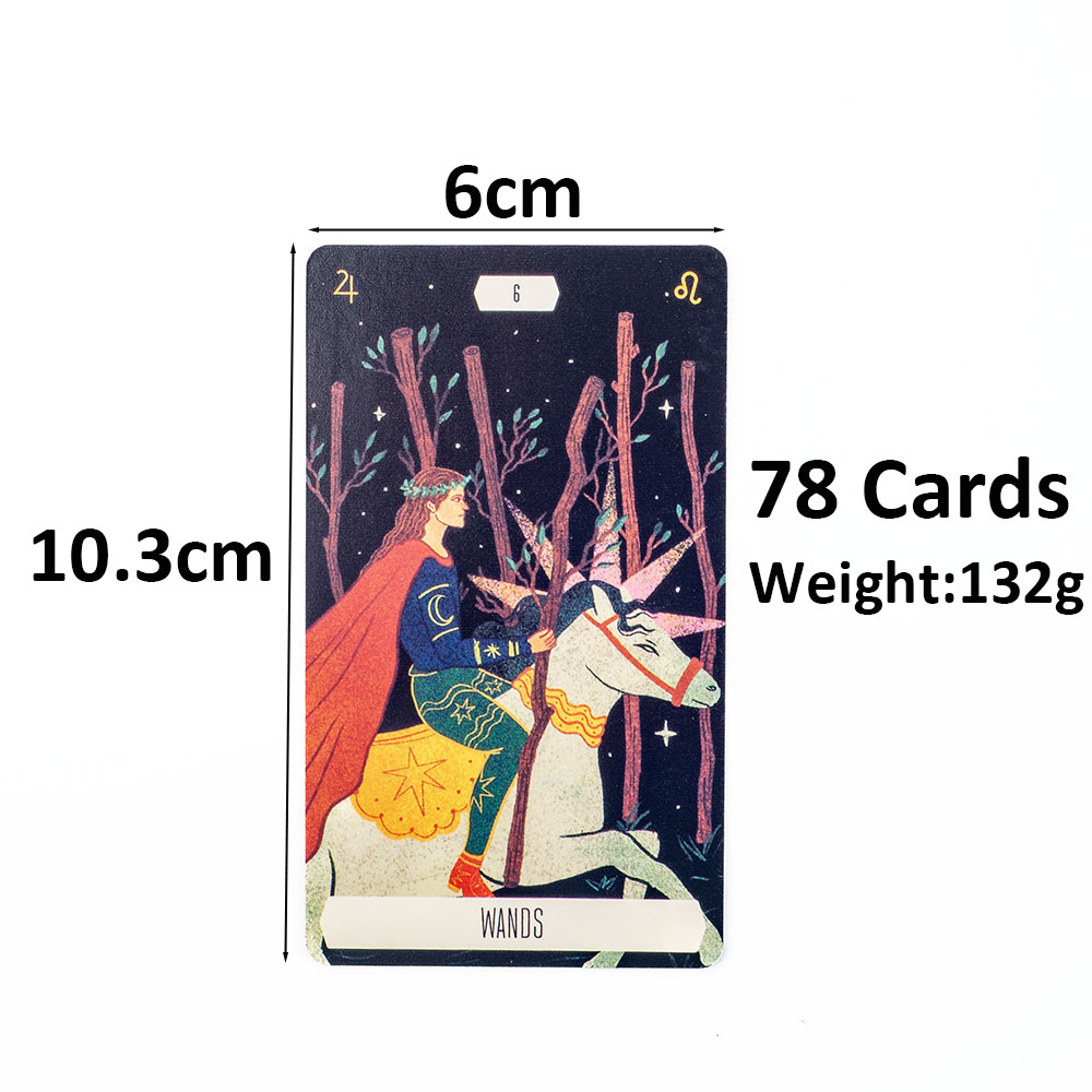 10.3*6 ซม.Zodiacไพ่ทาโรต์Fate  - Zodiac Party Games บทวิจารณ์และราคา