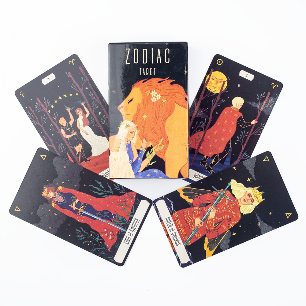 10.3*6 ซม.Zodiacไพ่ทาโรต์Fate  - Zodiac Party Games บทวิจารณ์และราคา