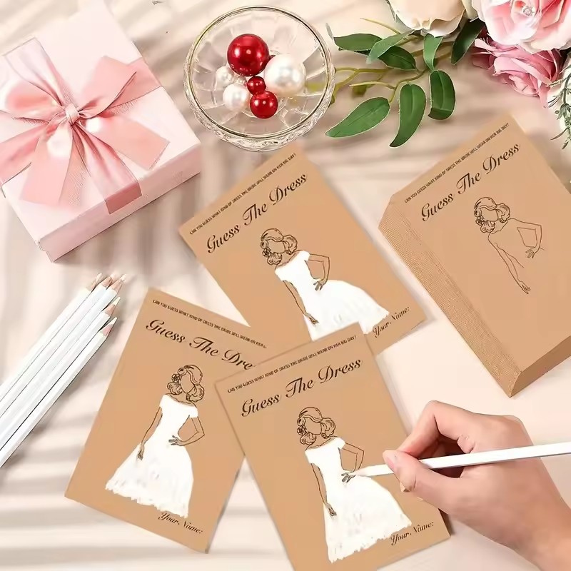 10/20 ชุด Guess งานแต่งงานชุดเ - Party Games Bridal Shower บทวิจารณ์และราคา