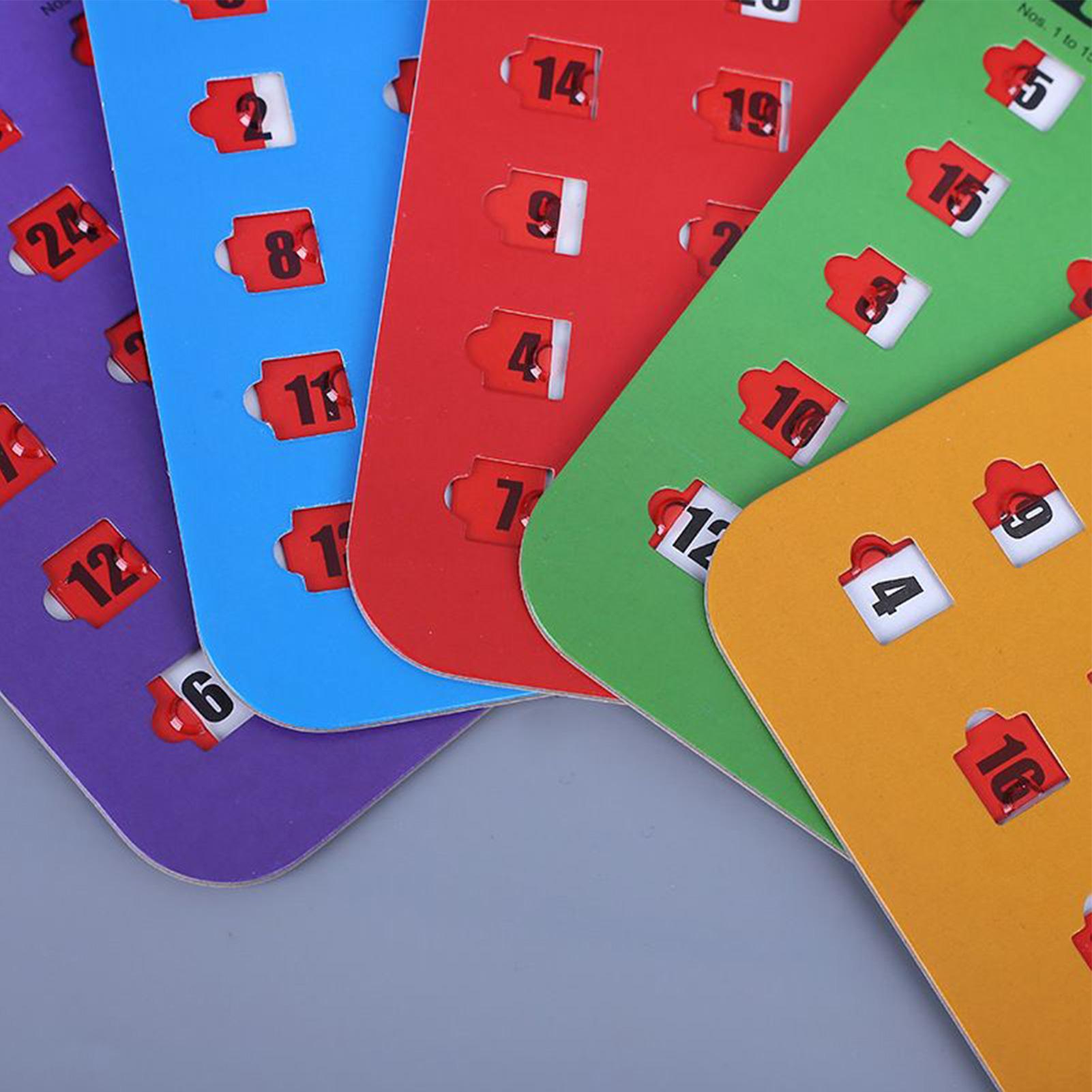 การ์ดเกมบิงโกแบบเลื่อนได้ 5 ชิ - Party Games At Home บทวิจารณ์และราคา
