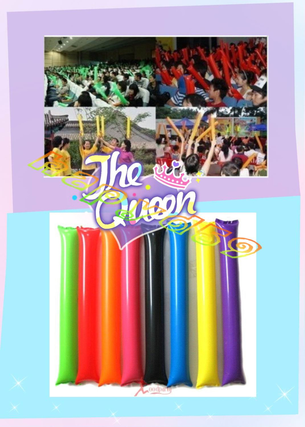 100 ชิ้น 60 เซนติเมตร clapper  - Party Games Engagement บทวิจารณ์และราคา