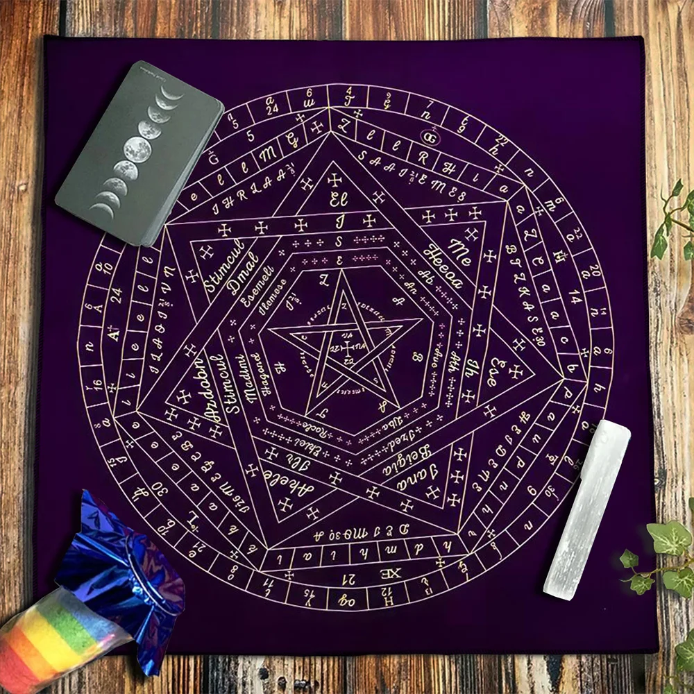 ผ้าปูโต๊ะไพ่ทาโรต์ ลายซิกิลัม  - Zodiac Party Games บทวิจารณ์และราคา