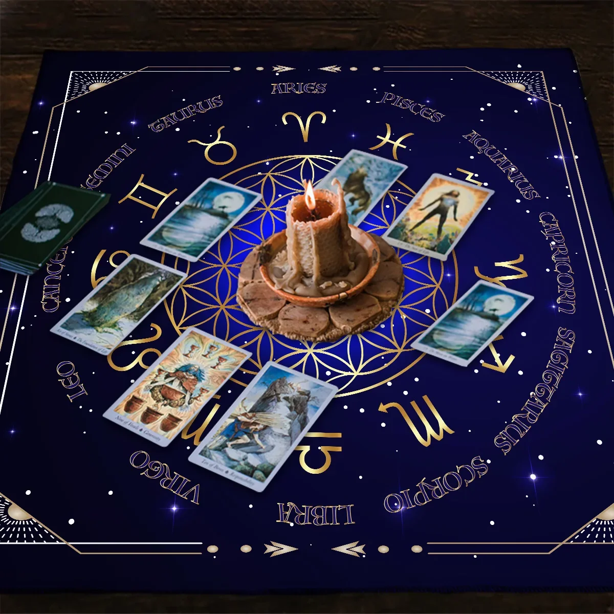 ไพ่ทาโรต์วงล้อแห่งจักรราศีผ้าป - Zodiac Party Games บทวิจารณ์และราคา