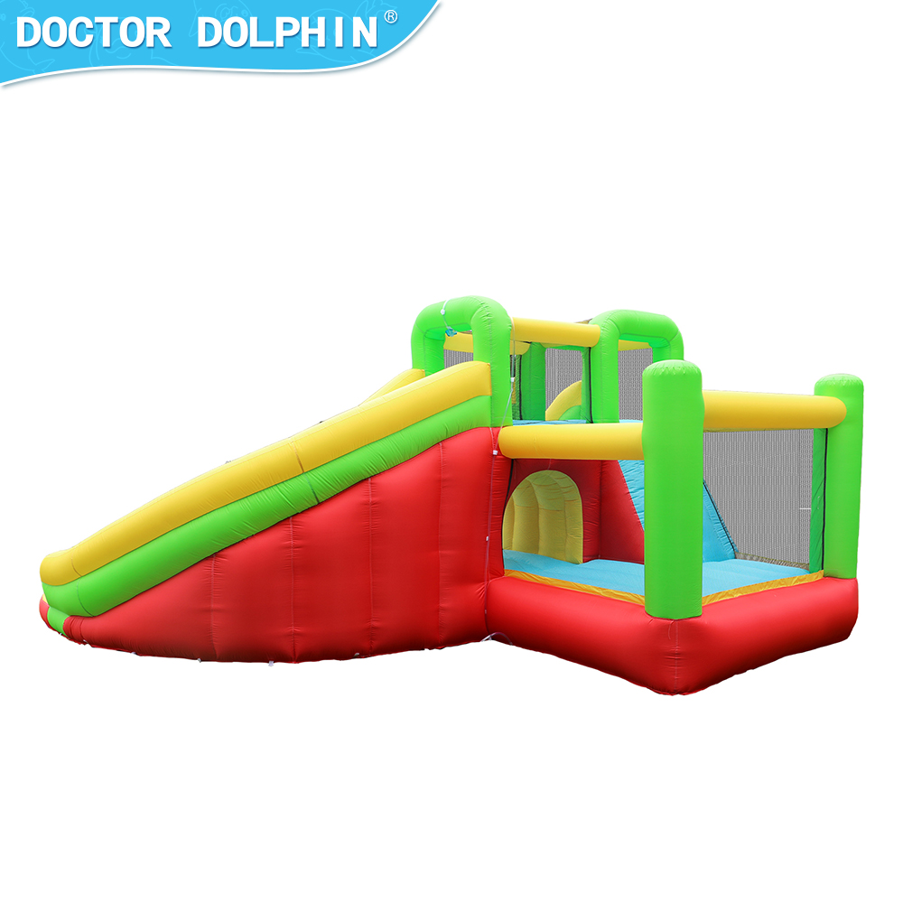 บ้านลมเป่าลมคู่พร้อมสไลเดอร์น้ - Party Games Summer บทวิจารณ์และราคา