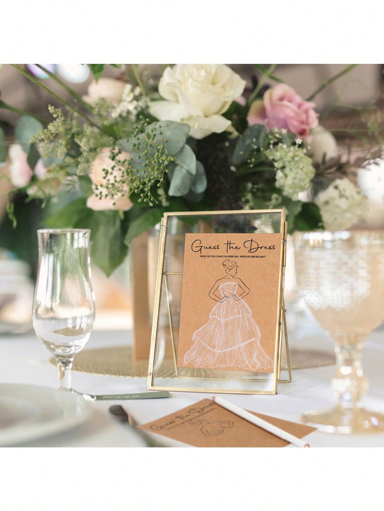20/40pcs ชุดเดาอาบน้ําเจ้าสาวช - Party Games Bridal Shower บทวิจารณ์และราคา