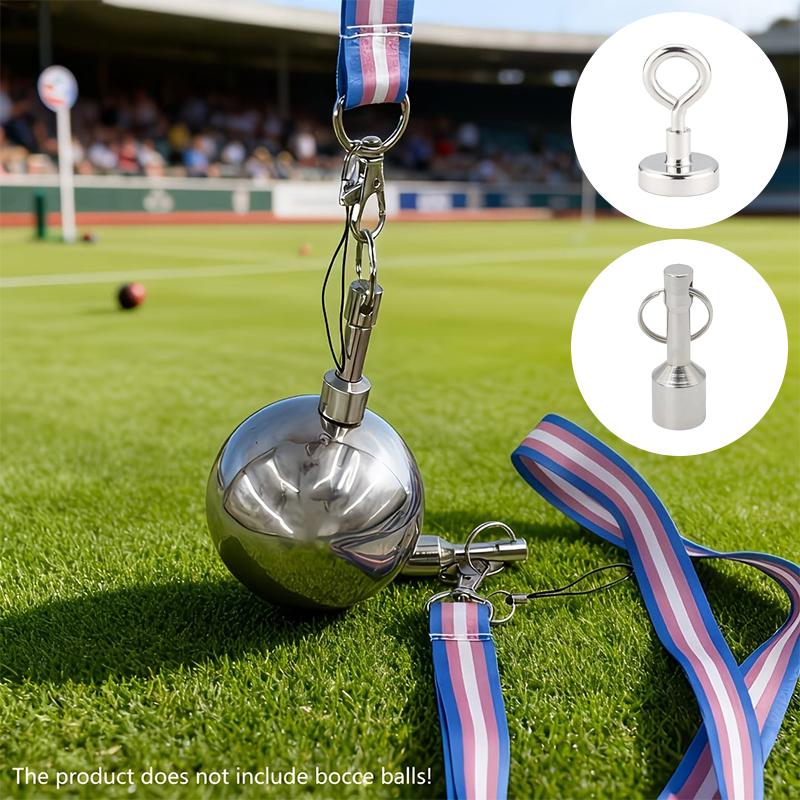 เครื่องเก็บลูกบอลแม่เหล็กแบบพก - Bocce Ball Lawn บทวิจารณ์และราคา