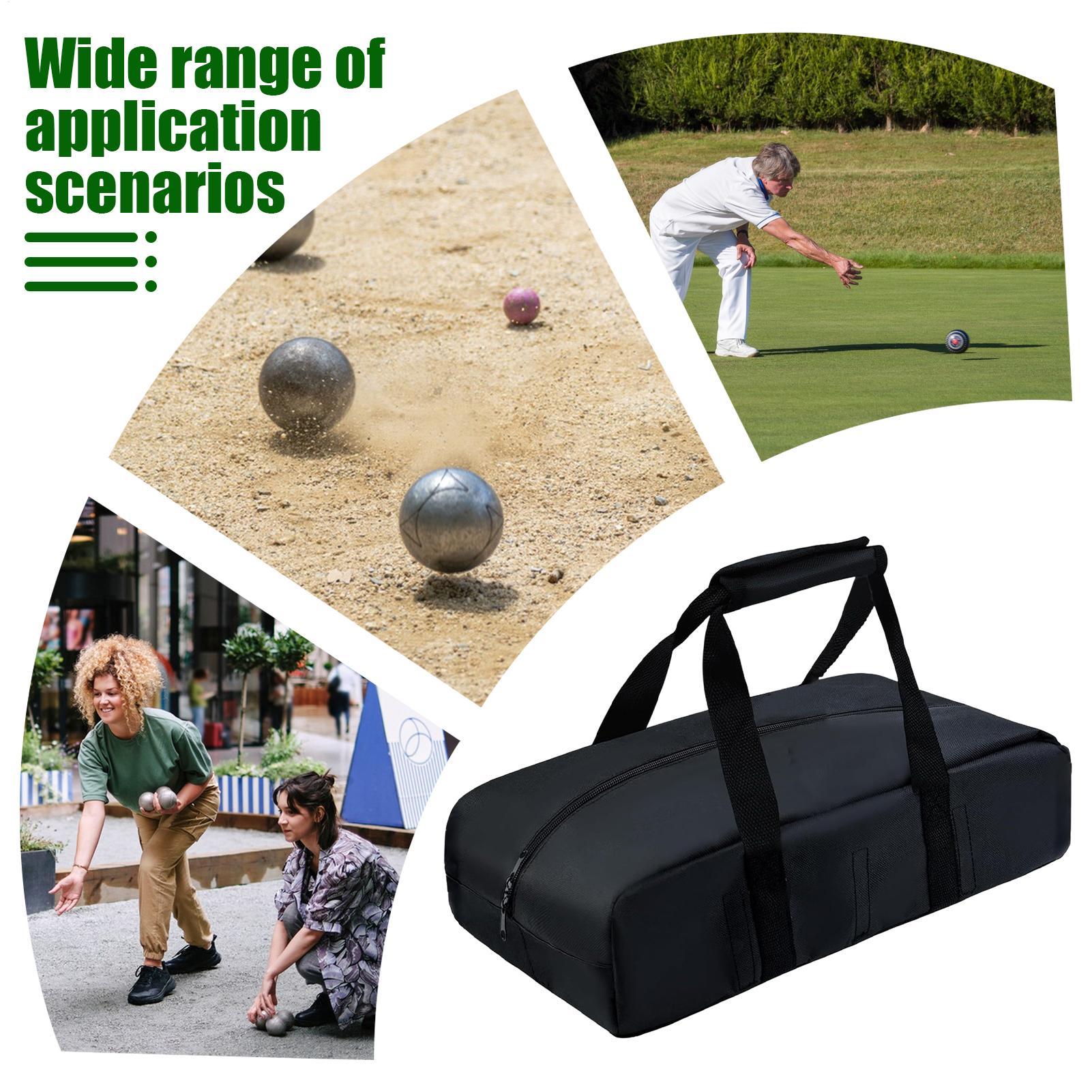 กระเป๋าใส่ลูกบอลแบบมีซิปคู่ กั - Bocce Ball Lawn บทวิจารณ์และราคา