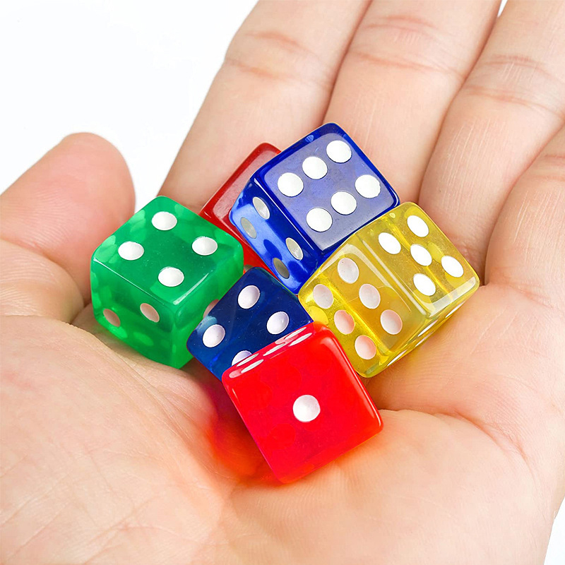 12PCS 16MM ลูกเต๋าสําหรับเกมกร - Party Games Juegos De Mesa บทวิจารณ์และราคา