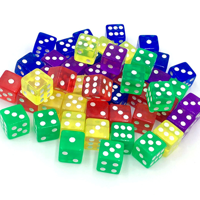 12PCS 16MM ลูกเต๋าสําหรับเกมกร - Party Games Juegos De Mesa บทวิจารณ์และราคา