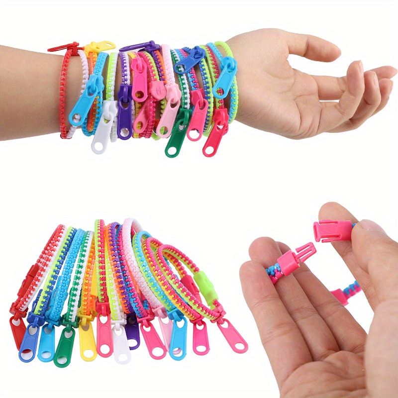 สร้อยข้อมือซิปสองสี 10 ชิ้น -  - Party Games Bridal Shower บทวิจารณ์และราคา
