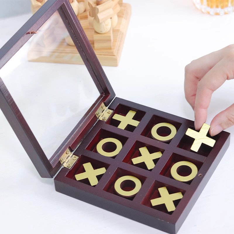 3D Tic Tac Toe เกมไม้ XOXO เกม - Party Games Juegos De Mesa บทวิจารณ์และราคา