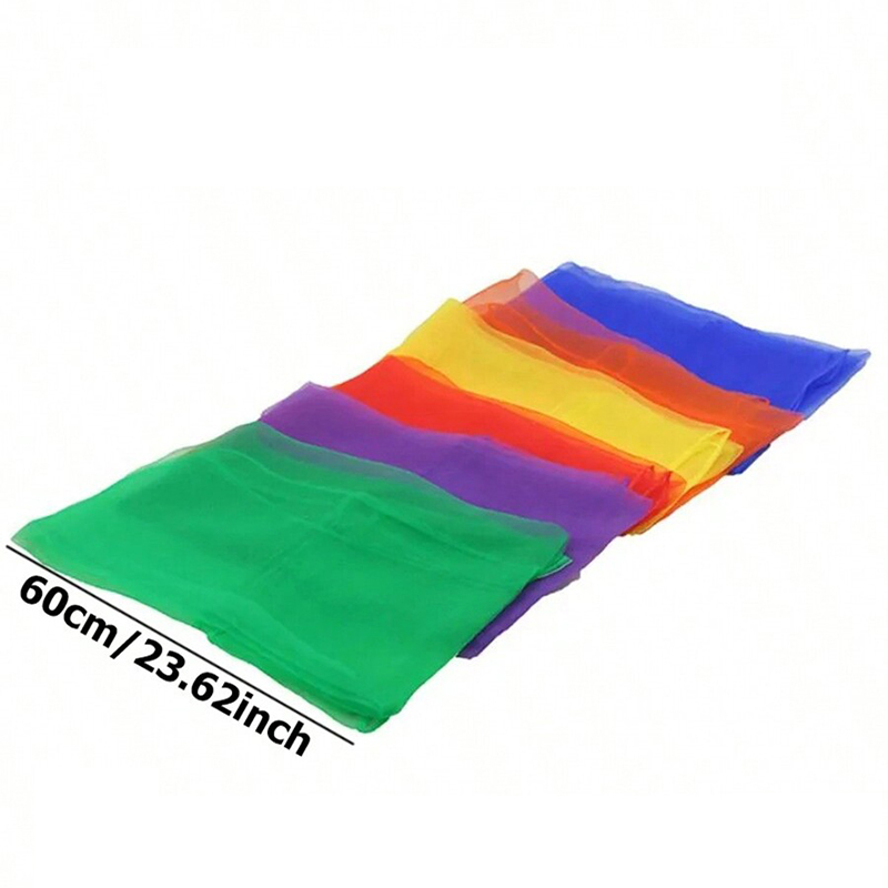 หกสีผ้าพันคอผ้าไหม Party Favor - Party Games Engagement บทวิจารณ์และราคา