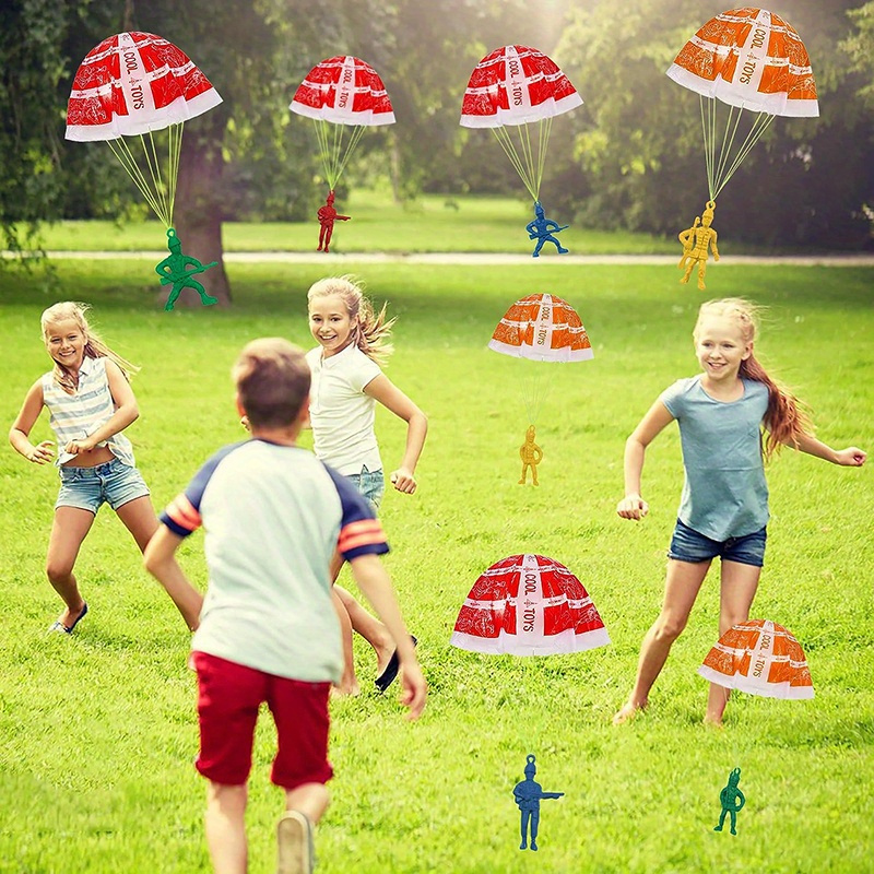 10/100pcs ร่มชูชีพของเล่นเด็ก, - Party Games Ideas For Kids บทวิจารณ์และราคา