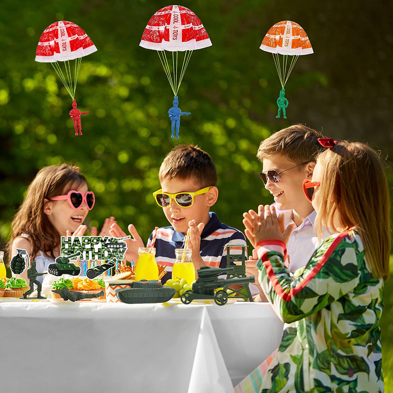 10/100pcs ร่มชูชีพของเล่นเด็ก, - Party Games Ideas For Kids บทวิจารณ์และราคา
