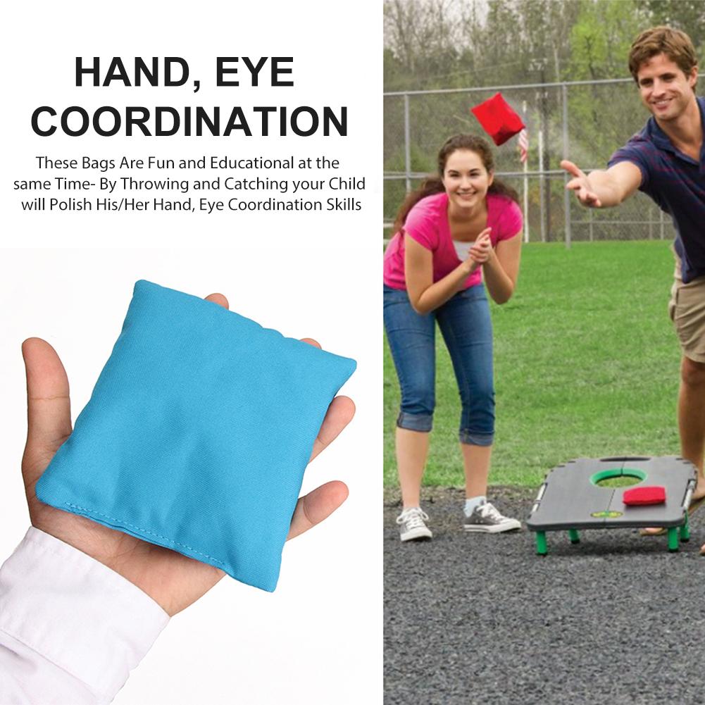 8PCS 10x10 ซม.Cornhole Bean Ba - Limbo Game Set บทวิจารณ์และราคา