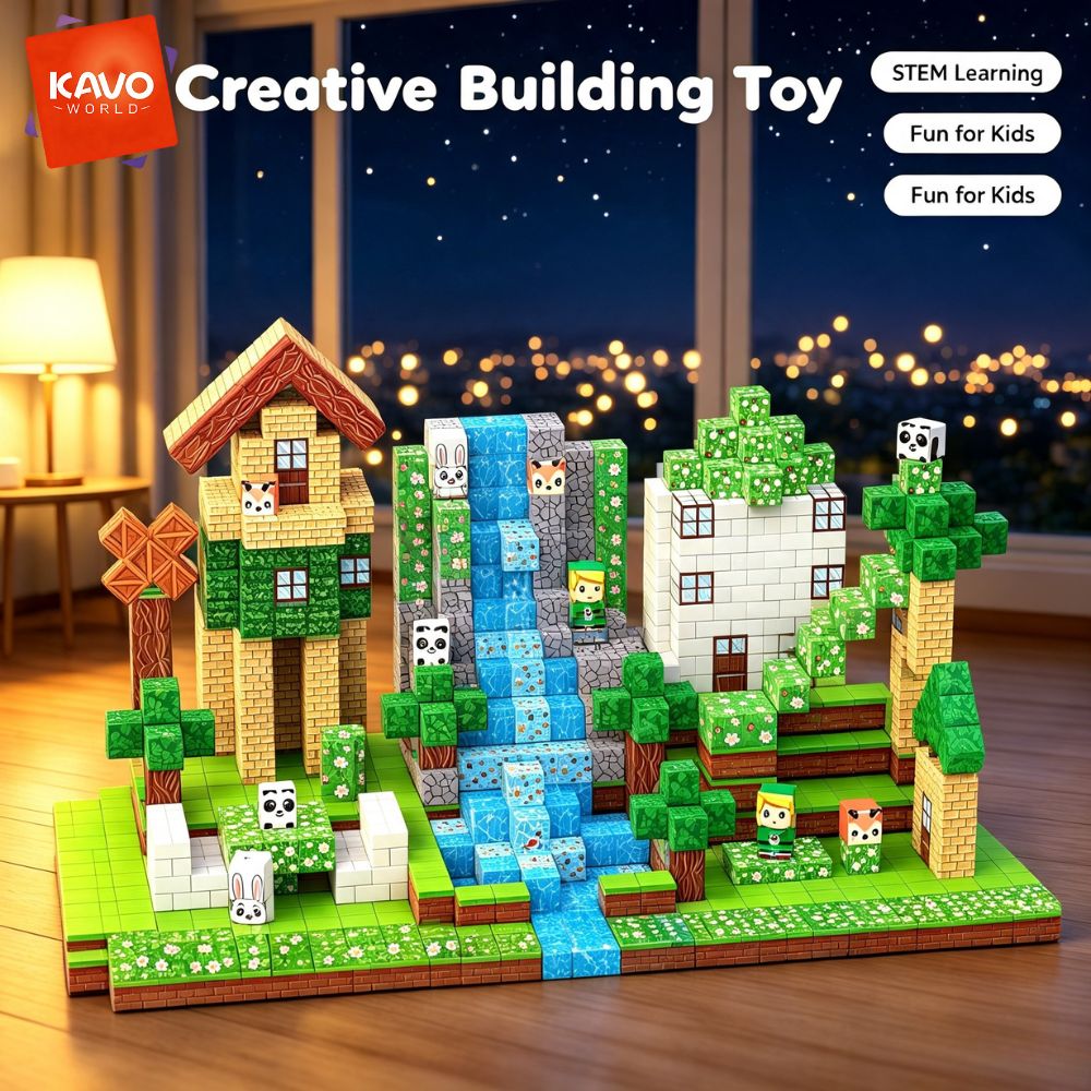 KAVOWORLD ชุดบล็อกแม่เหล็กสร้า - Party Games Easy Kids บทวิจารณ์และราคา