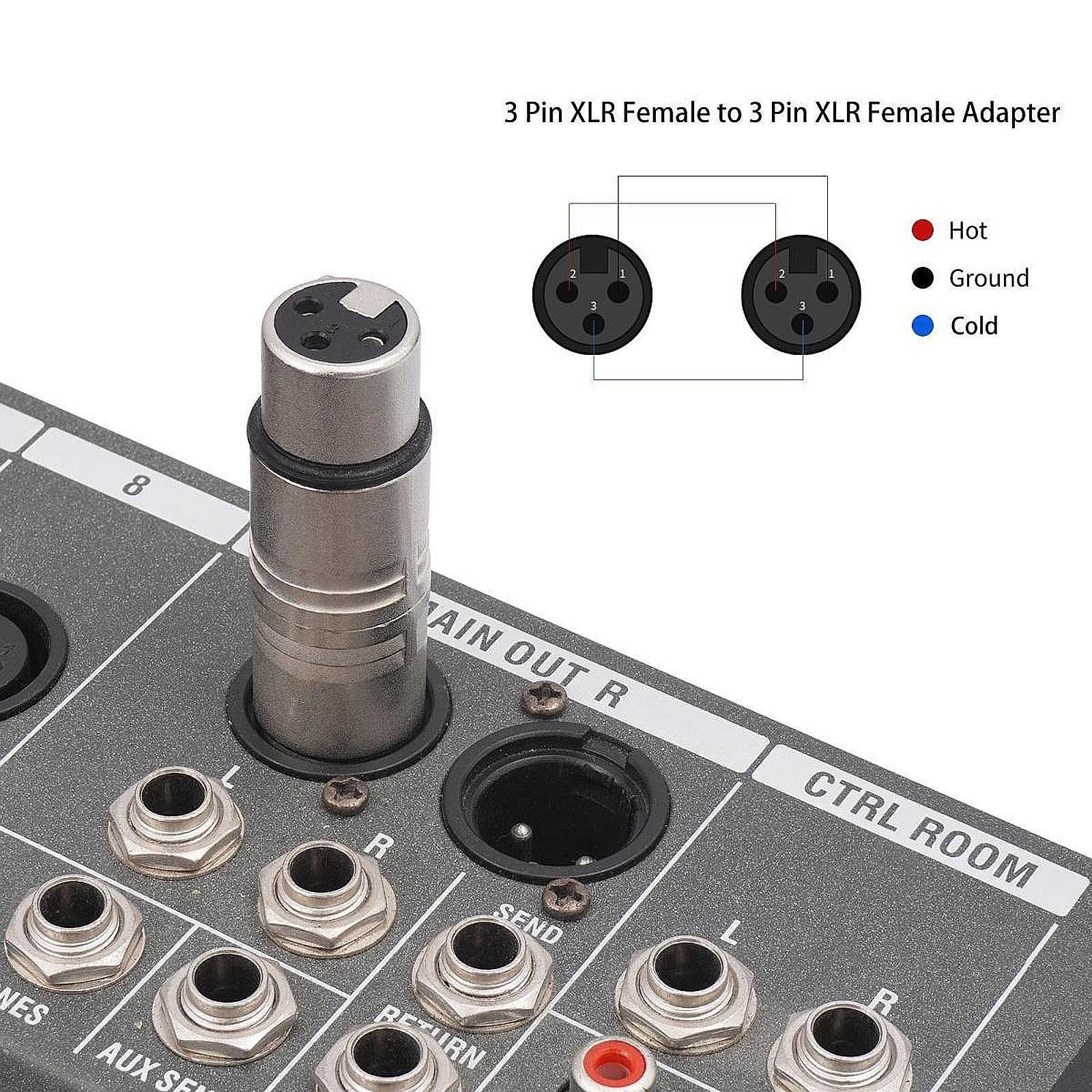 XLR Adapter Extension Coupler  - Party Games Stream บทวิจารณ์และราคา