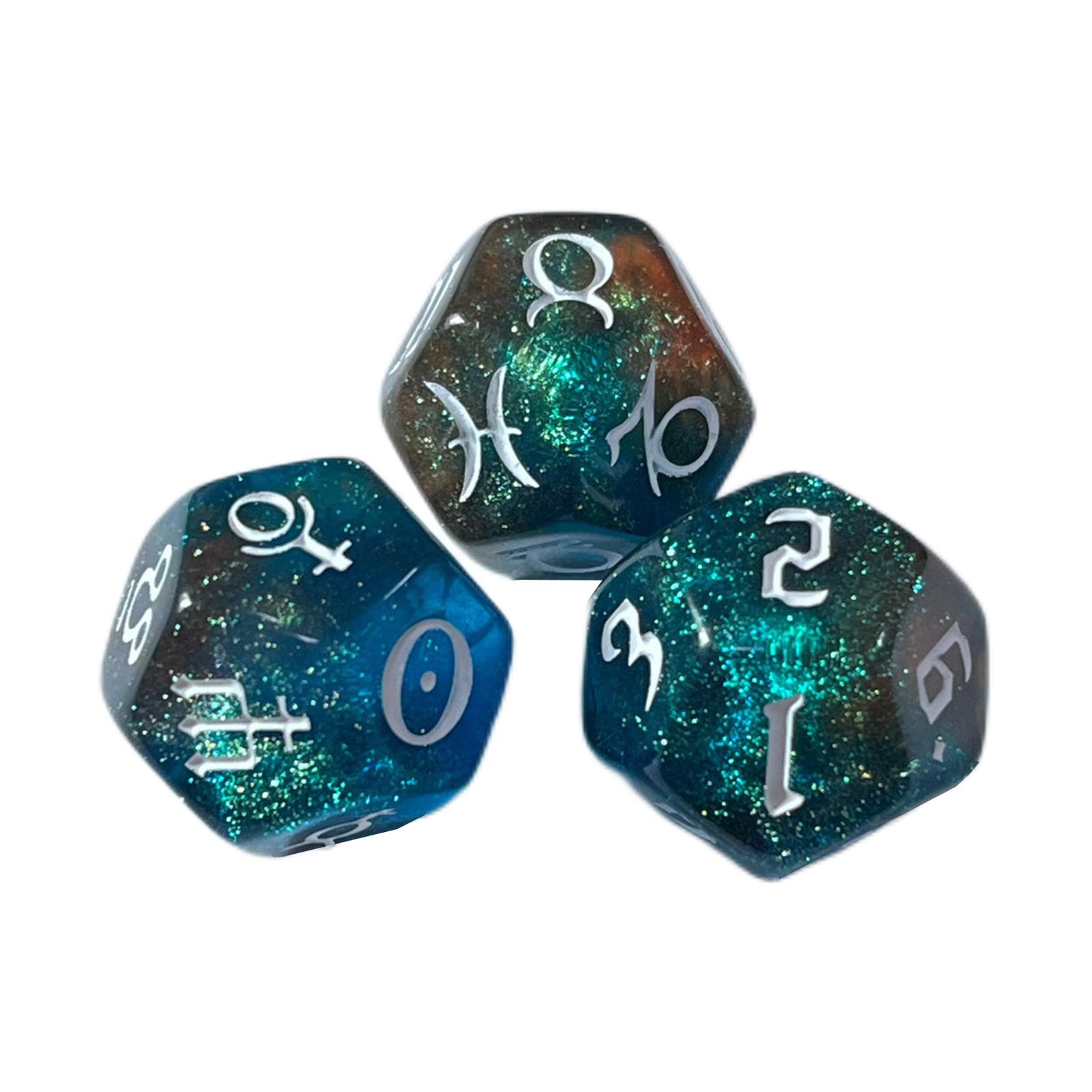 ลูกเต๋าศพจักษุศาสตร์อะคริลิก ร - Zodiac Party Games บทวิจารณ์และราคา