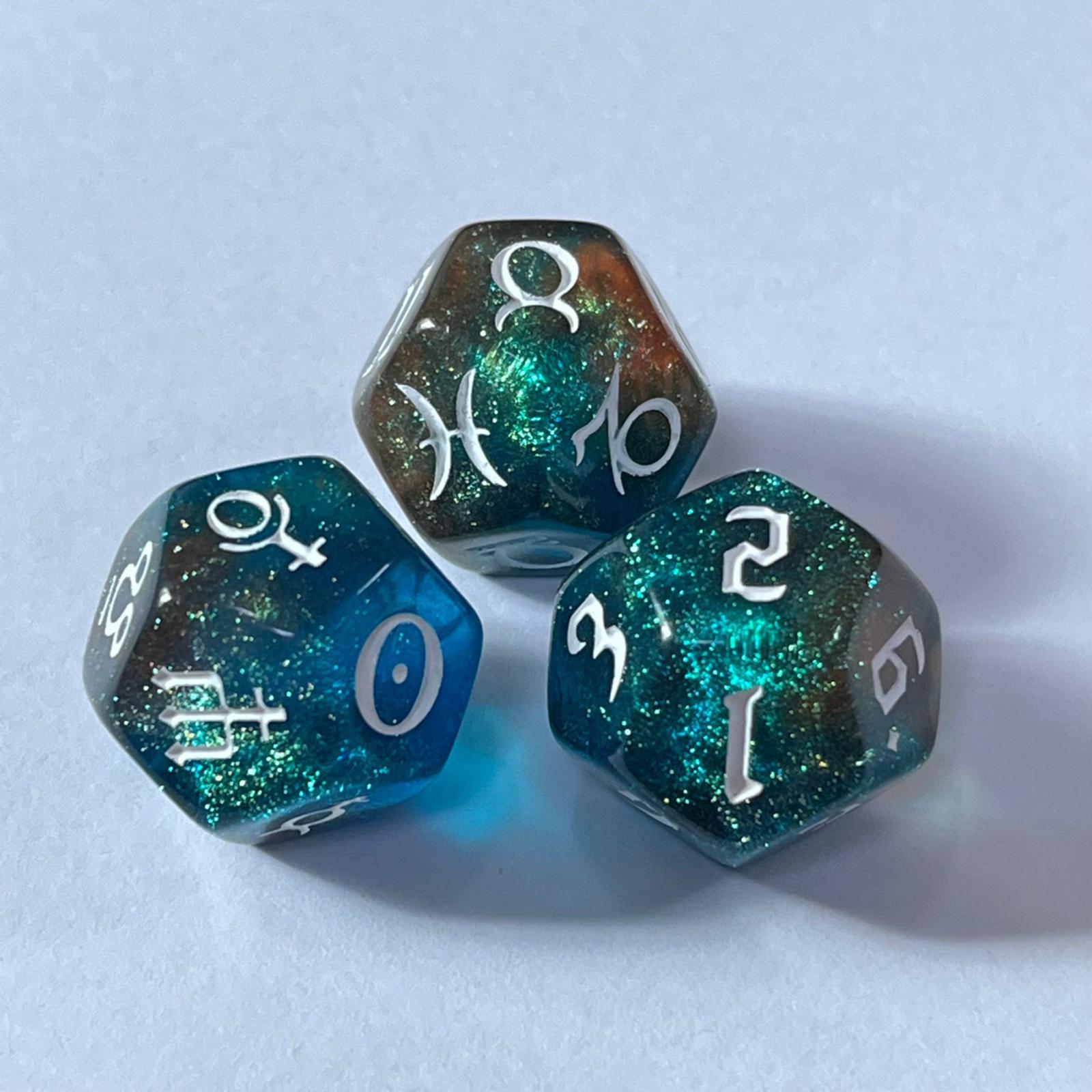 ลูกเต๋าศพจักษุศาสตร์อะคริลิก ร - Zodiac Party Games บทวิจารณ์และราคา