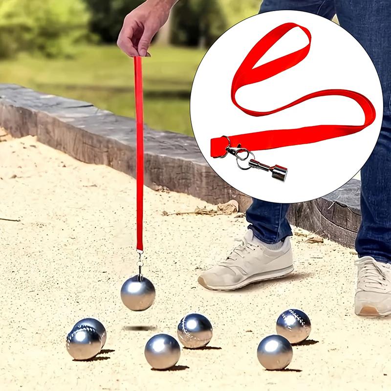 เครื่องเก็บลูกบอลแม่เหล็กแบบพก - Bocce Ball Lawn บทวิจารณ์และราคา