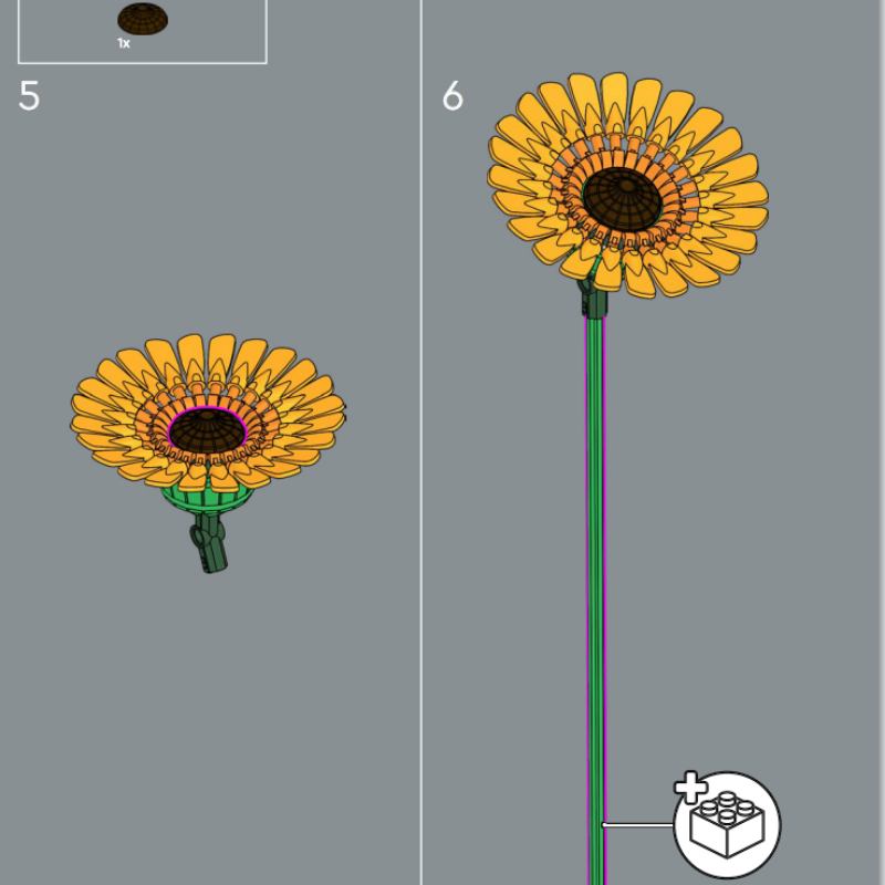 ชุดตัวต่อ Lush Bouquet Buildin - Lego Set Technic บทวิจารณ์และราคา